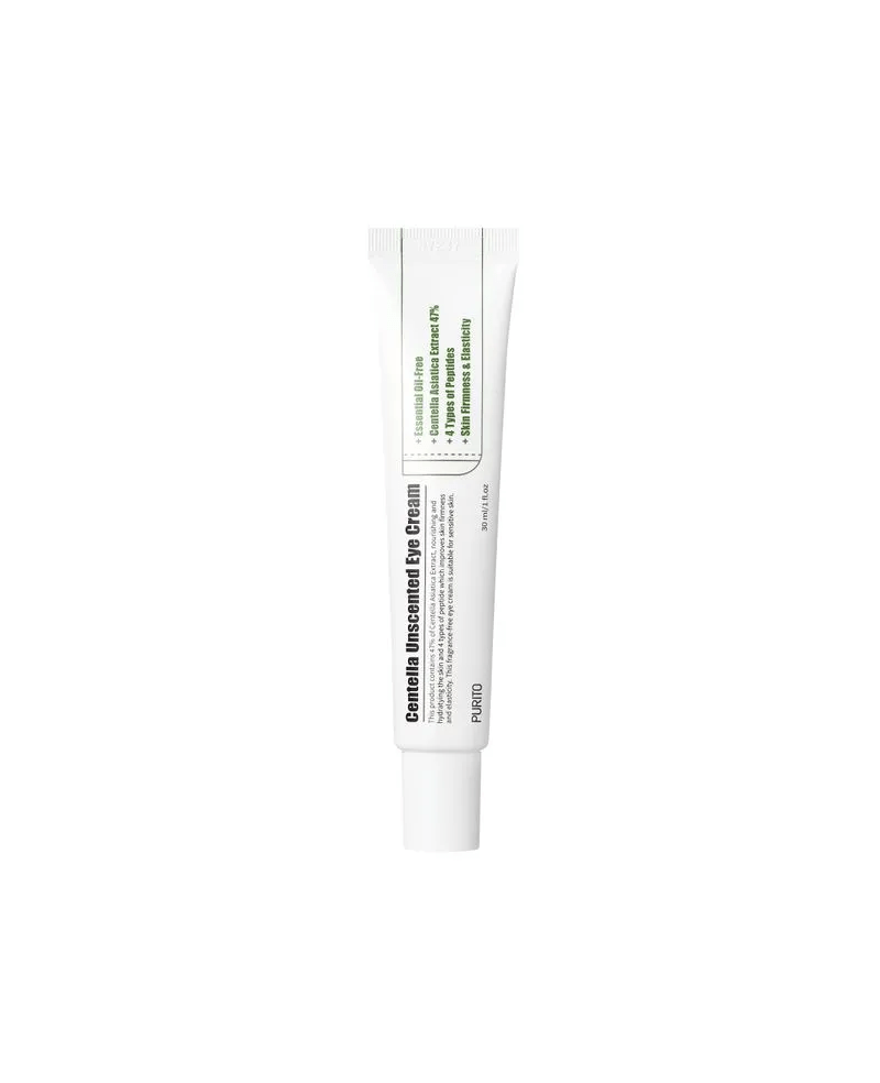 PURITO Centella eye Unscented Cream acu krēms ar centellu un peptīdiem 30ml