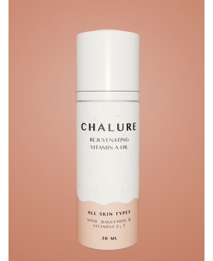 Chalure vitamīna A eļļa ar bakučiolu un vitamīniem C & E