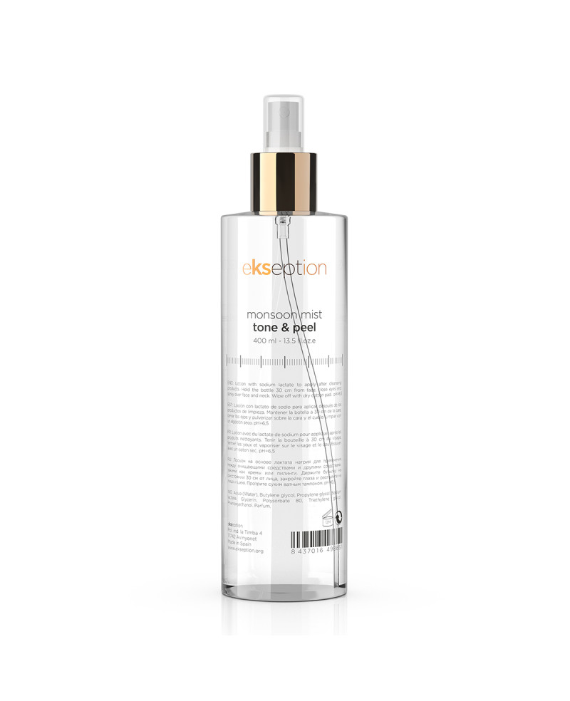 EKSEPTION Monsoon Mist Tone & Peel/ Atsvaidzinošs un mitrinošs spreja toniks, 400ml