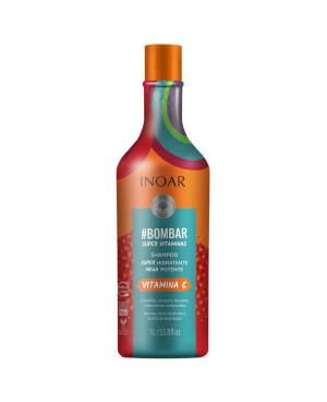 INOAR Bombar Super Vitamins Shampoo - šampūns bagātināts ar vitamīniem 1000 ml