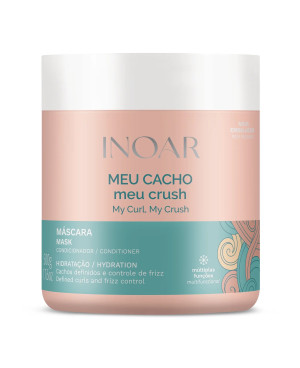 INOAR Meu Cacho, Meu Crush Mask - mitrinoša matu maska cirtainiem matiem 500 g.
