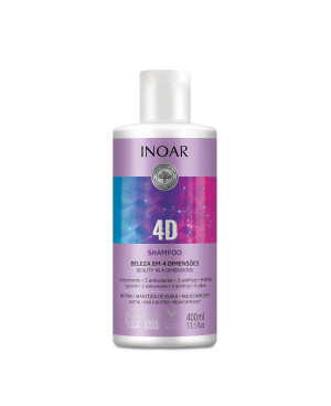 INOAR 4D Šampūns - 4 dimensiju šampūns 400 ml.