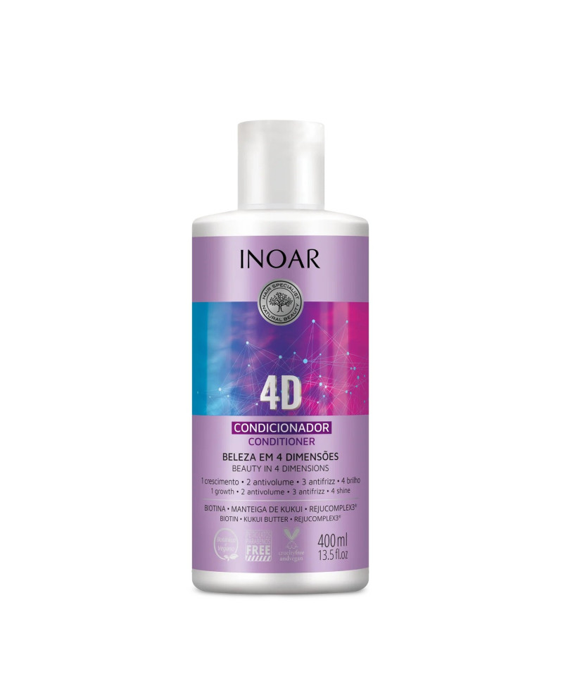 INOAR 4D Conditioner - 4 dimensiju kondicionieris 400 ml.