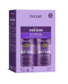 INOAR Speed Blond Duo komplekts - kopšanas līdzekļu komplekts gaišiem matiem 2x250 ml