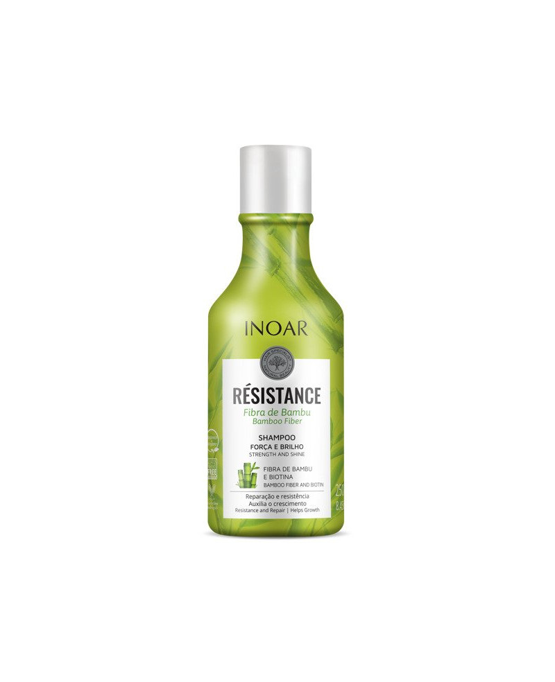 INOAR Resistance Fibra de Bambu šampūns - stiprinantis ir blizgesio suteikiantis šampūns 250 ml