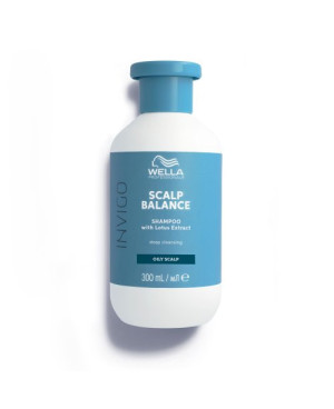 Wella Professionals Invigo Scalp Balance Deep Cleansing Shampoo Dziļi attīrošs šampūns taukainai galvas ādai 300ml
