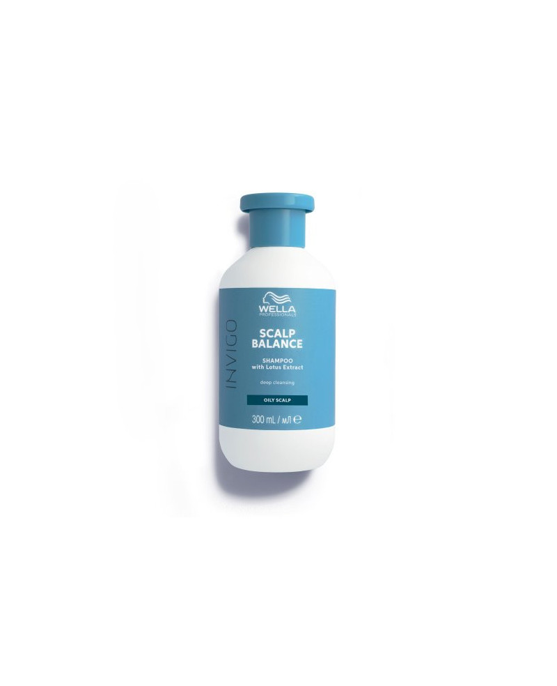 Wella Professionals Invigo Scalp Balance Deep Cleansing Shampoo Dziļi attīrošs šampūns taukainai galvas ādai 300ml