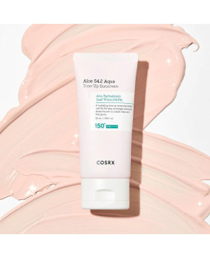 Cosrx Aloe 54.2 Aqua tonizējošs saules aizsargkrēms SPF50+ 50ml.