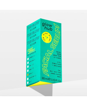 Glow hub the glow giver serums ar AHA skābēm 30ml.