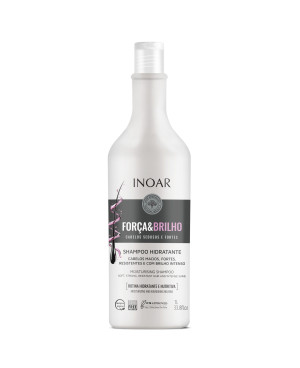 INOAR Força & Brilho Shampoo - mitrinošs šampūns 1000 ml.