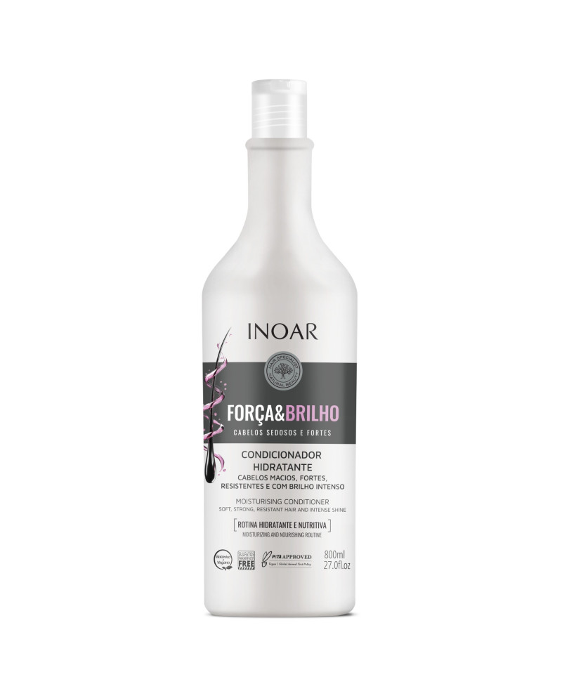 INOAR Força & Brilho Conditioner - mitrinošs kondicionieris 800 ml.