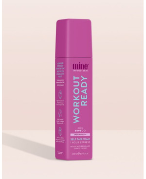 Mine tan sviedriem noturīgas tumšas pašiedeguma putas 200ml.
