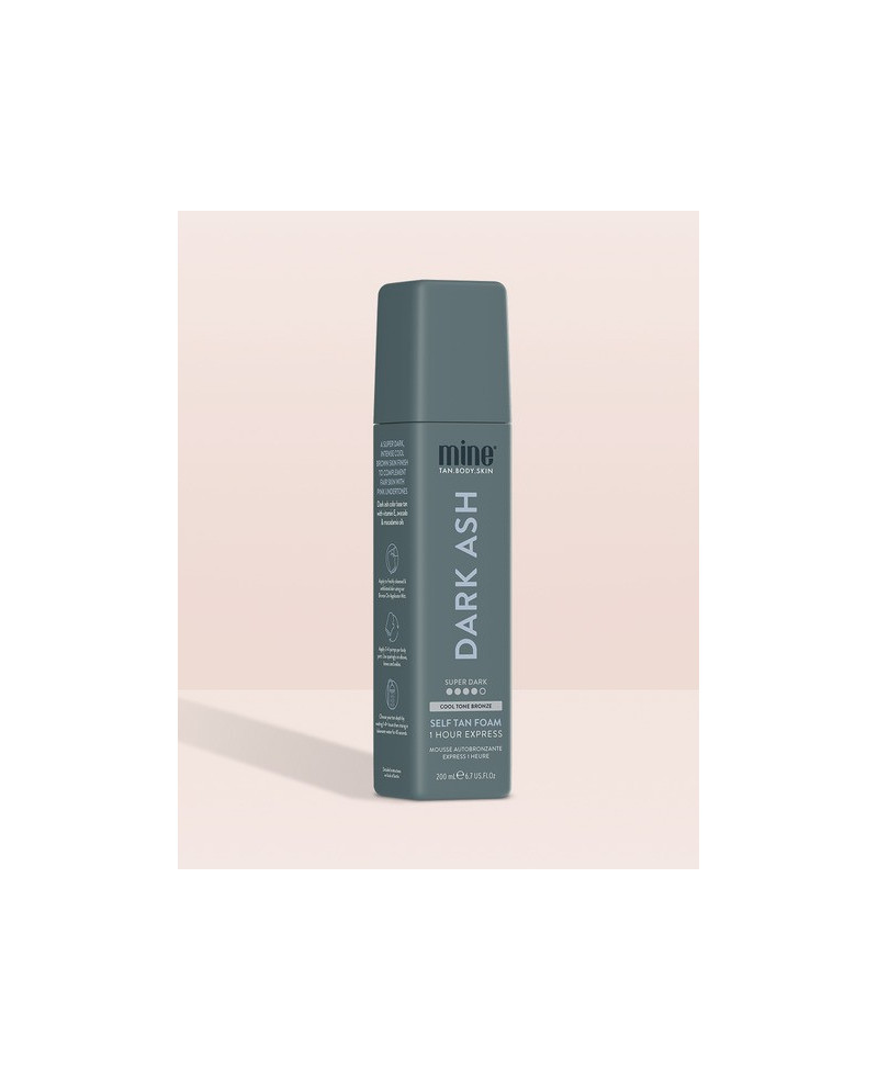 Mine tan Dark ash putas gaišai ādai 200ml.