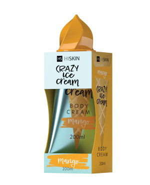 Crazy ķermeņa krēms mango saldējums 200ml