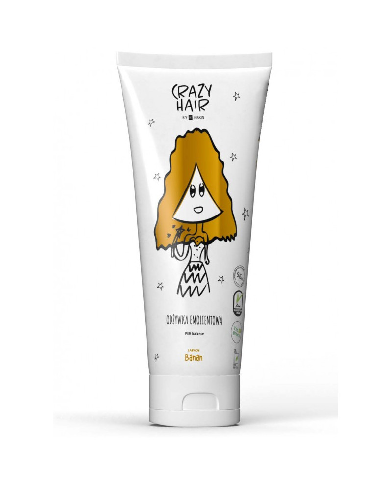 Crazy hair kondicionieris sausiem un porainiem matiem Banāns 250ml