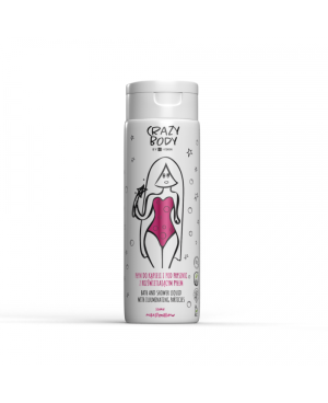 Crazy body mirdzošais ķermeņa mazgāšanas līdzeklis "Marshmallow" 250ml