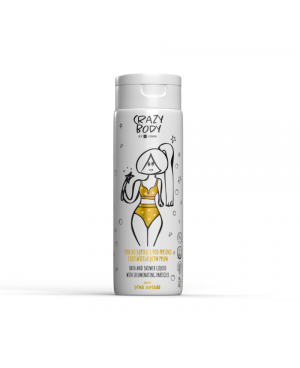 Crazy body spīdoša ķermeņa mazgāšanas līdzeklis "Pinacolada" 250ml