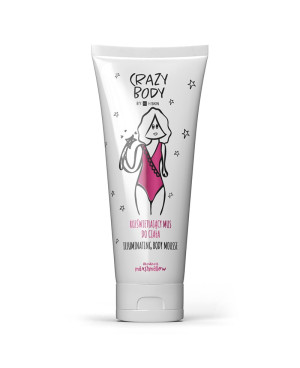 Crazy body spīduma piešķirošs ķermeņa suflē "Marshmallow" 250ml.