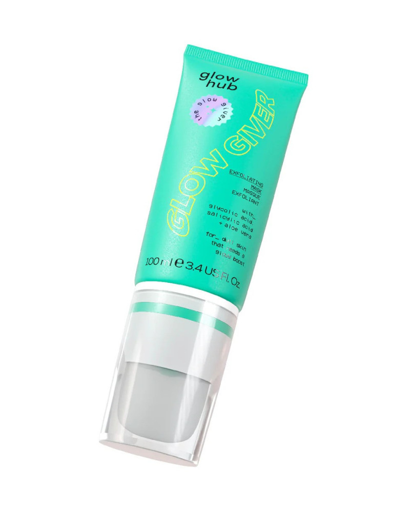 Glow hub glow giver eksfoliācijai maska mirdzošai ādai 100ml.