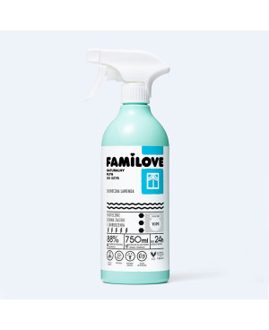 YOPE “FAMILOVE” logu un spoguļu tīrītājs, 750ml.