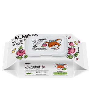 K-MOM Lalabebe organiskās mitrās salvetes CLASSIC (100 gab.)