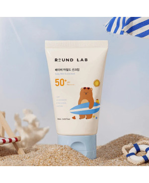 Round lab Baby Mild Sunscreen SPF 50+ PA++++ minerāla aizsardzība pret sauli 60ml.