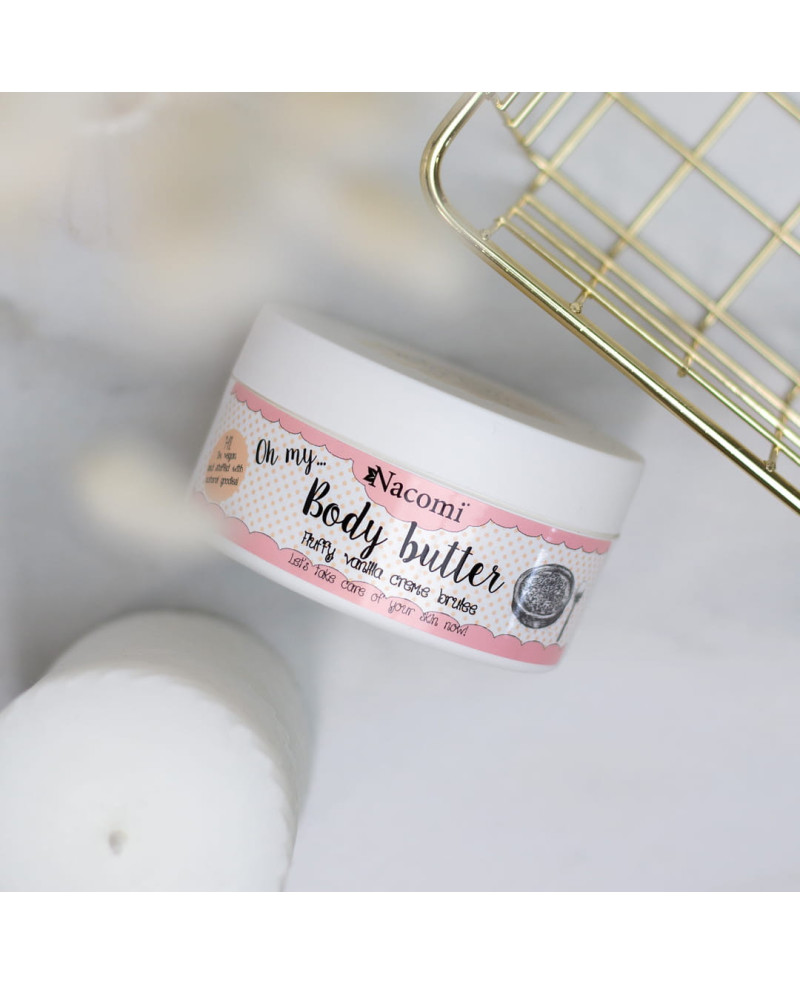 Nacomi ķermeņa sviests vanilla&creme brulee 100ml.
