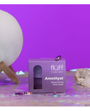 Fluff ametists atjaunojošs ķermeņa sviests 150ml.
