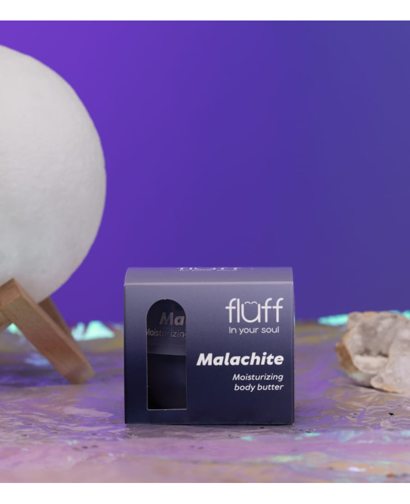 Fluff malahīta mitrinošs ķermeņa sviests 150ml.