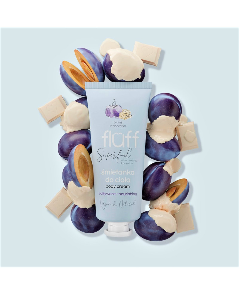 Fluff ķermeņa krēms “Plums in chocolate” 150ml.