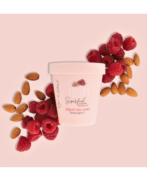 Fluff ķermeņa jogurts “avenes un mandeles” 180ml.