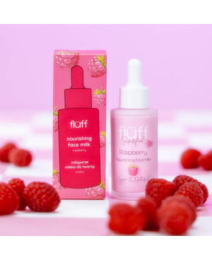 Fluff barojošs un mirdzumu piešķirošs sejas piens 40ml.