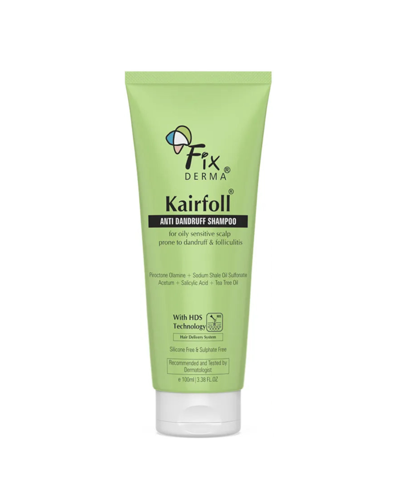 Fixderma kairfoll šampūns zvīņainai un taukainai galvas ādai 100ml.