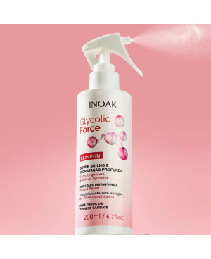 INOAR Glycolic Force Leave In - neizskalojams balzams 200 ml.