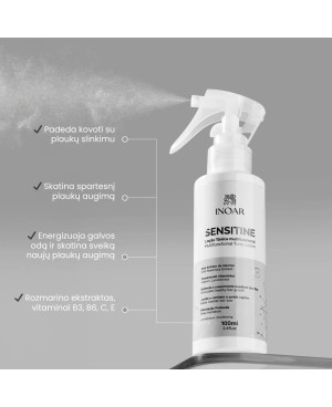 INOAR Sensitine Multifunctional Tonic - multifunkcionāls matu augšanu veicinošs un matus stiprinošs toniks 100 ml.