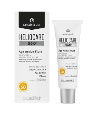 Cantabria Labs Heliocare 360 Age Active Fluidas SPF50+, 50ml.