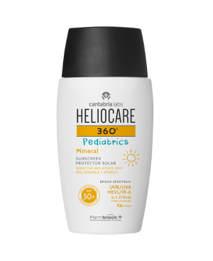 Cantabria Labs Heliocare 360 Pediatrics Līdzeklis ar Minerālajiem Filtriem Bērniem un Zīdaiņiem SPF50+, 50ml.