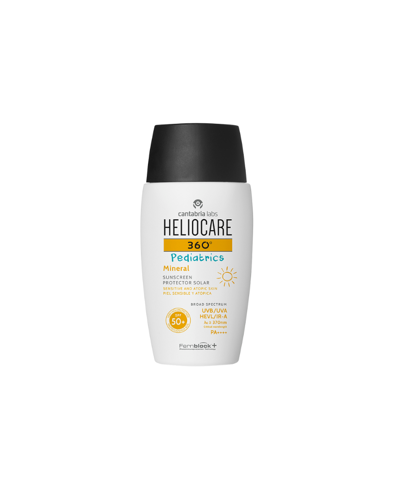 Cantabria Labs Heliocare 360 Pediatrics Līdzeklis ar Minerālajiem Filtriem Bērniem un Zīdaiņiem SPF50+, 50ml.