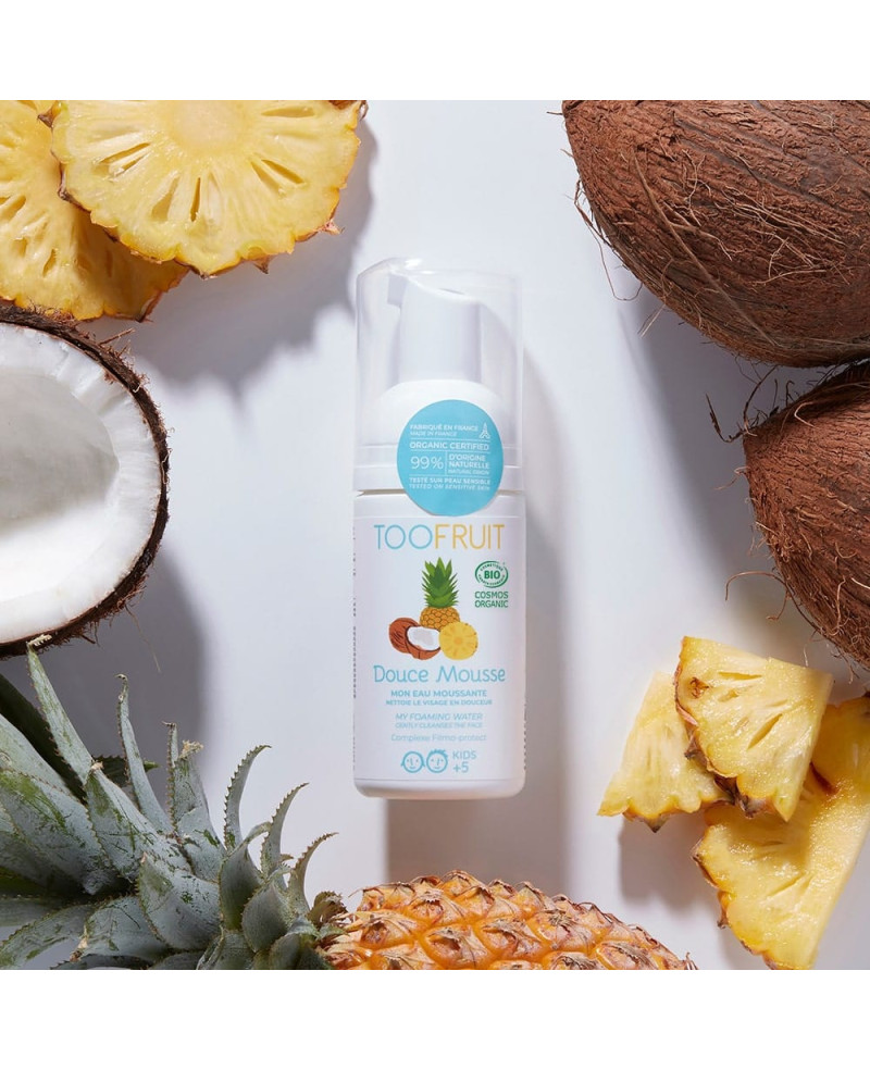 TOOFRUIT sejas mazgāšanas līdzeklis bērniem “Douce Mousse”, no 5 gadiem, 100 ml.