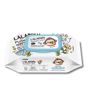 K-MOM Lalapopo organiskās mitrās salvetes, kas šķīst ūdenī 70gab.