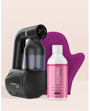 Mine tan Bronze babe mājas iedeguma komplekts perfektam iedegumam