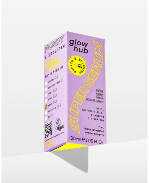 Glow hub purify&brighten super balansējošs serums 30ml