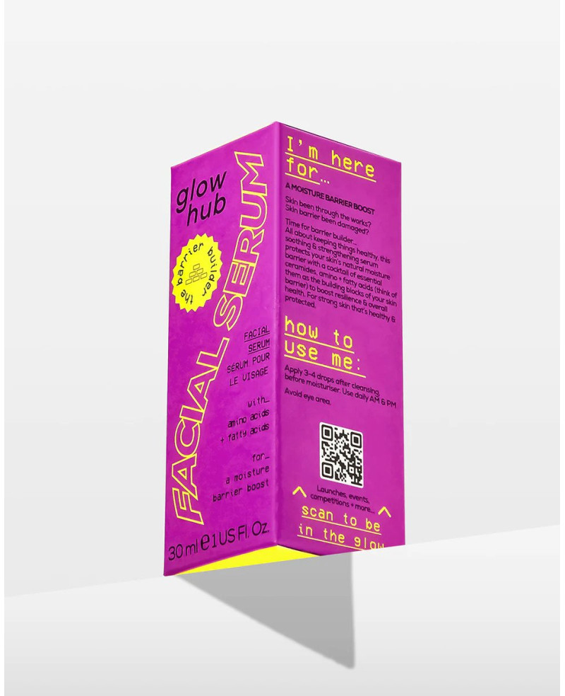 Glow hub barrier builder nomierinošs serums 30ml